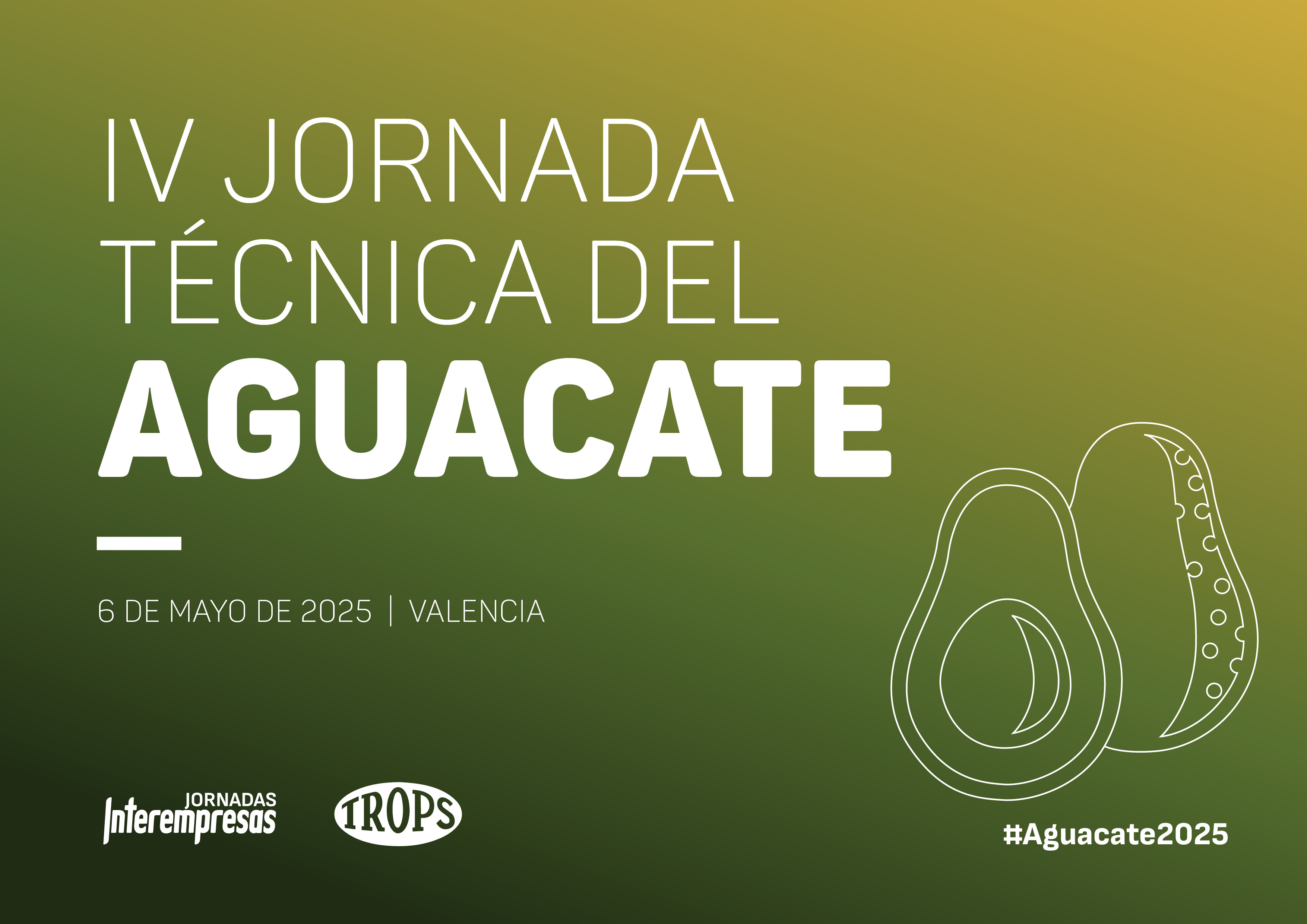 Cartel de IV Jornada Tcnica del Aguacate