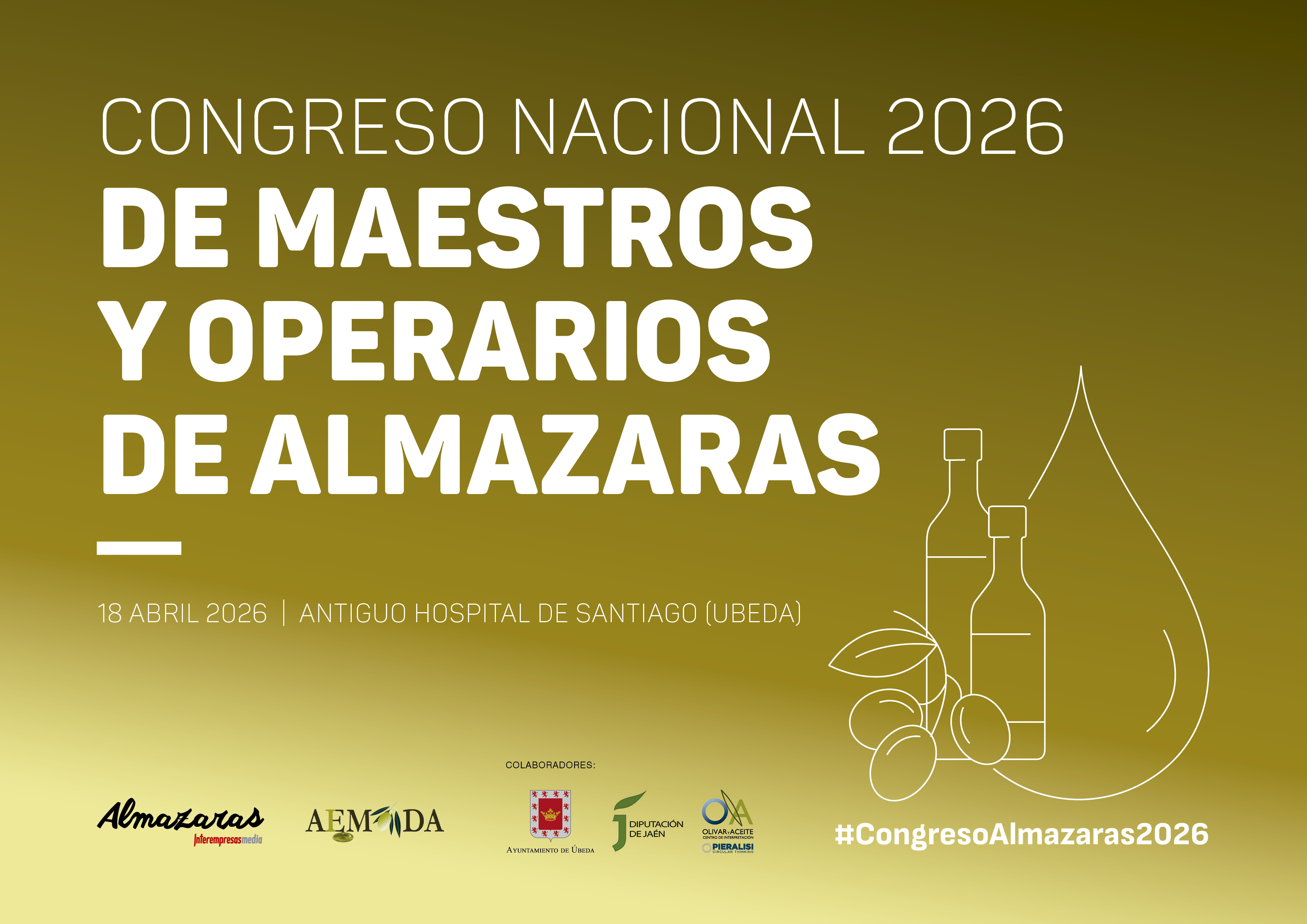 Cartel de Congreso Nacional de Maestros y Operarios de Almazaras 2026