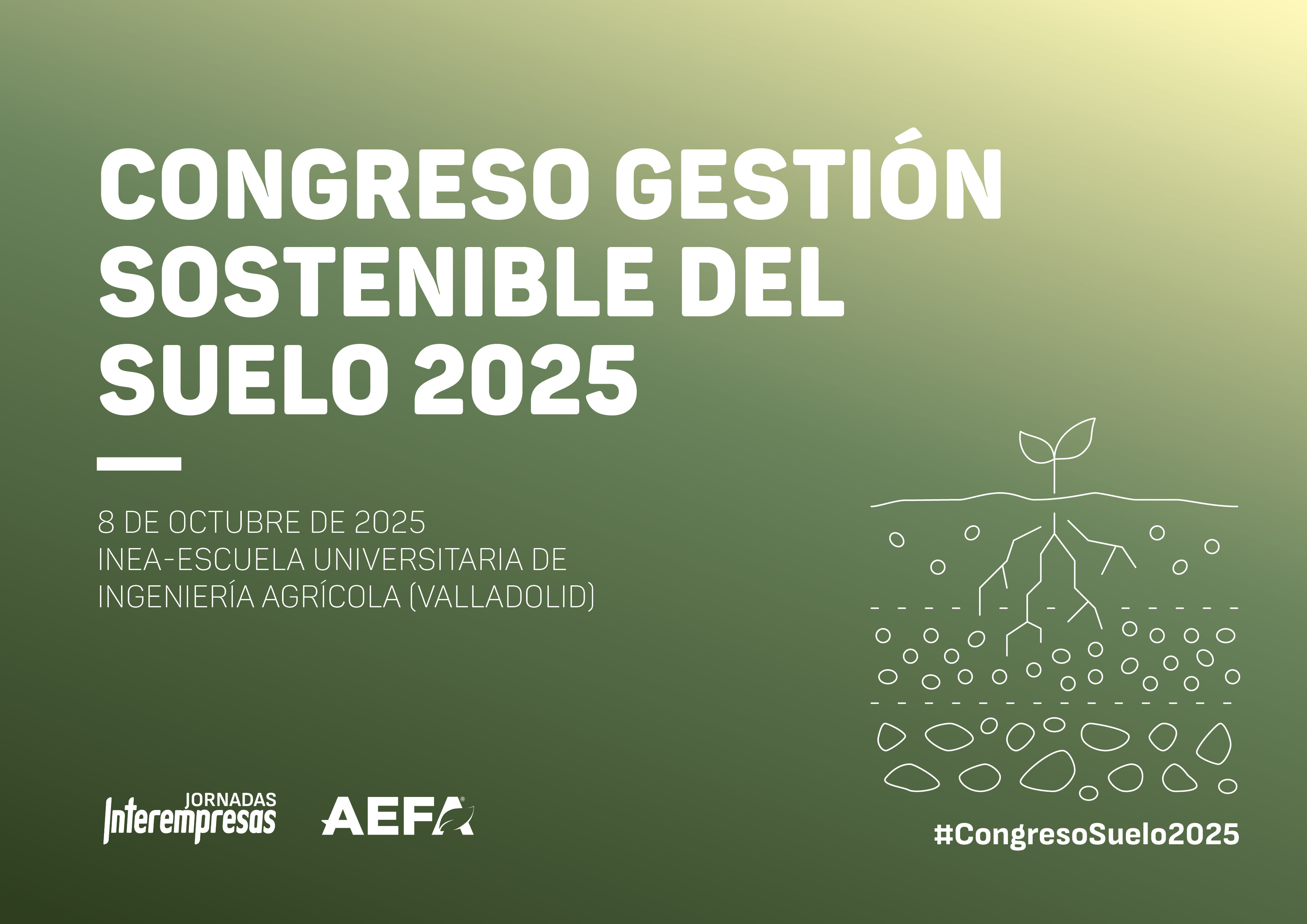 Cartel de Congreso Gestin Sostenible del Suelo 2025