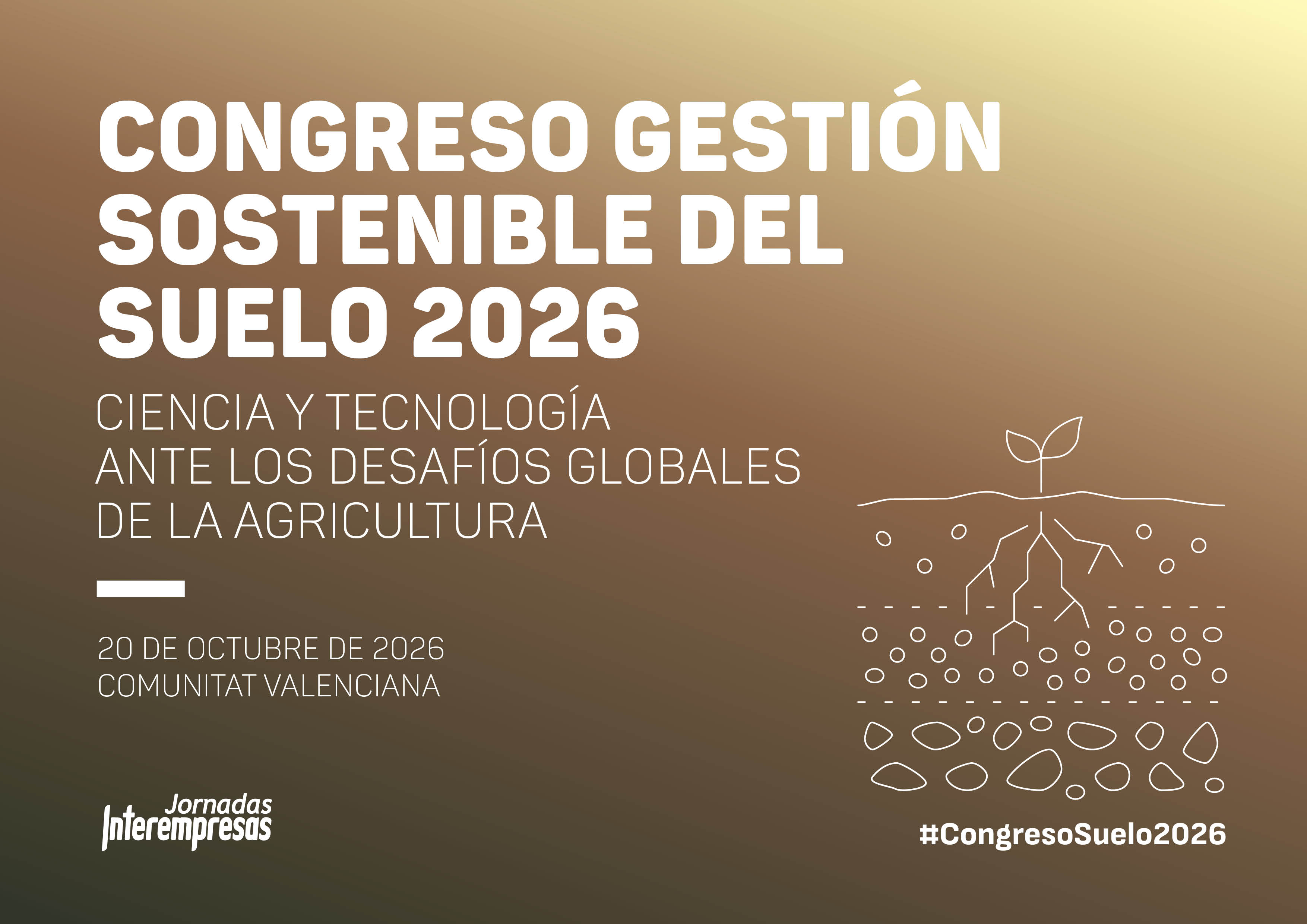 Cartel de Congreso Gesti�n Sostenible del Suelo 2026