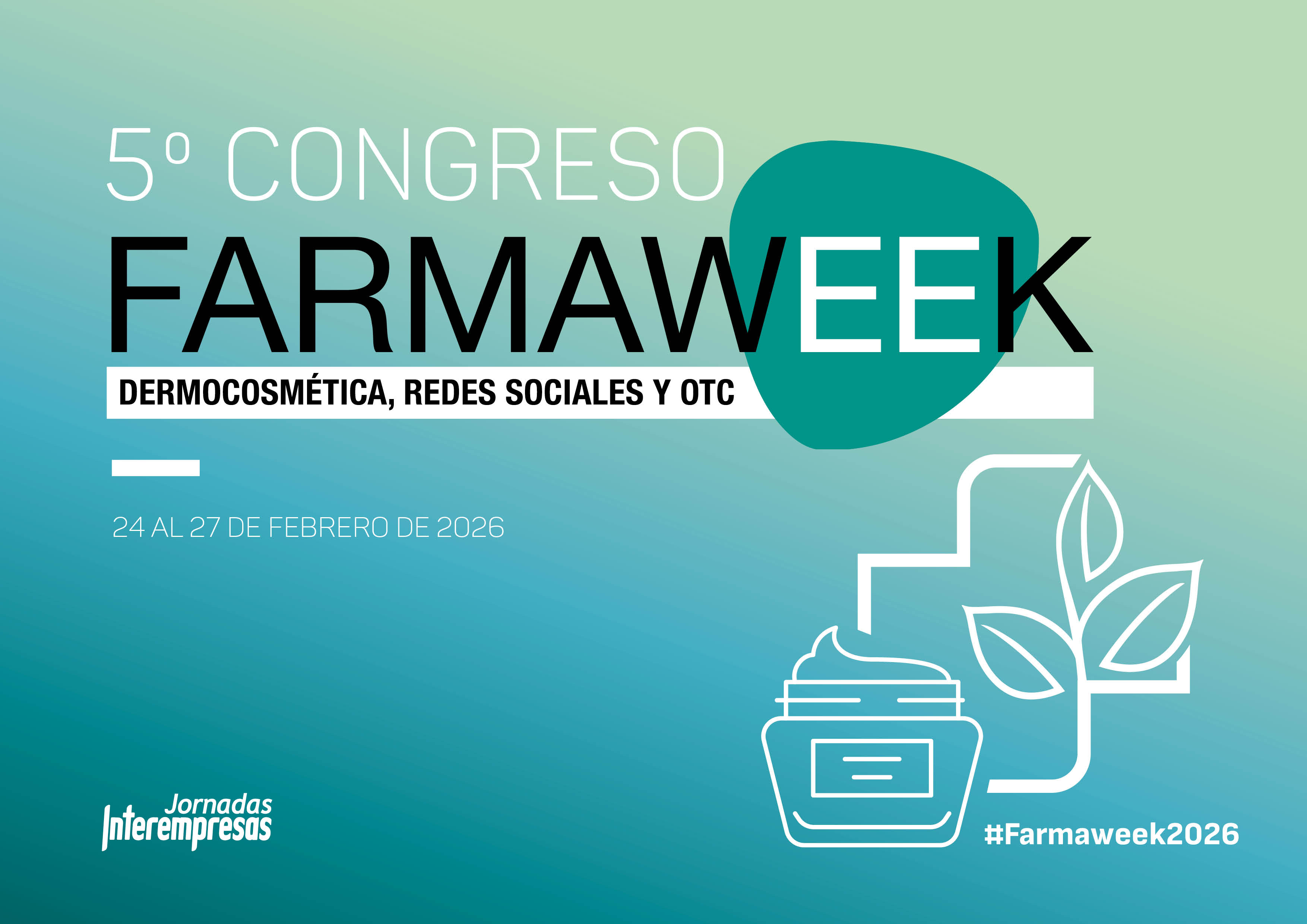Cartel de Congreso Farmaweek 2026 (4 d�as de formaci�n)