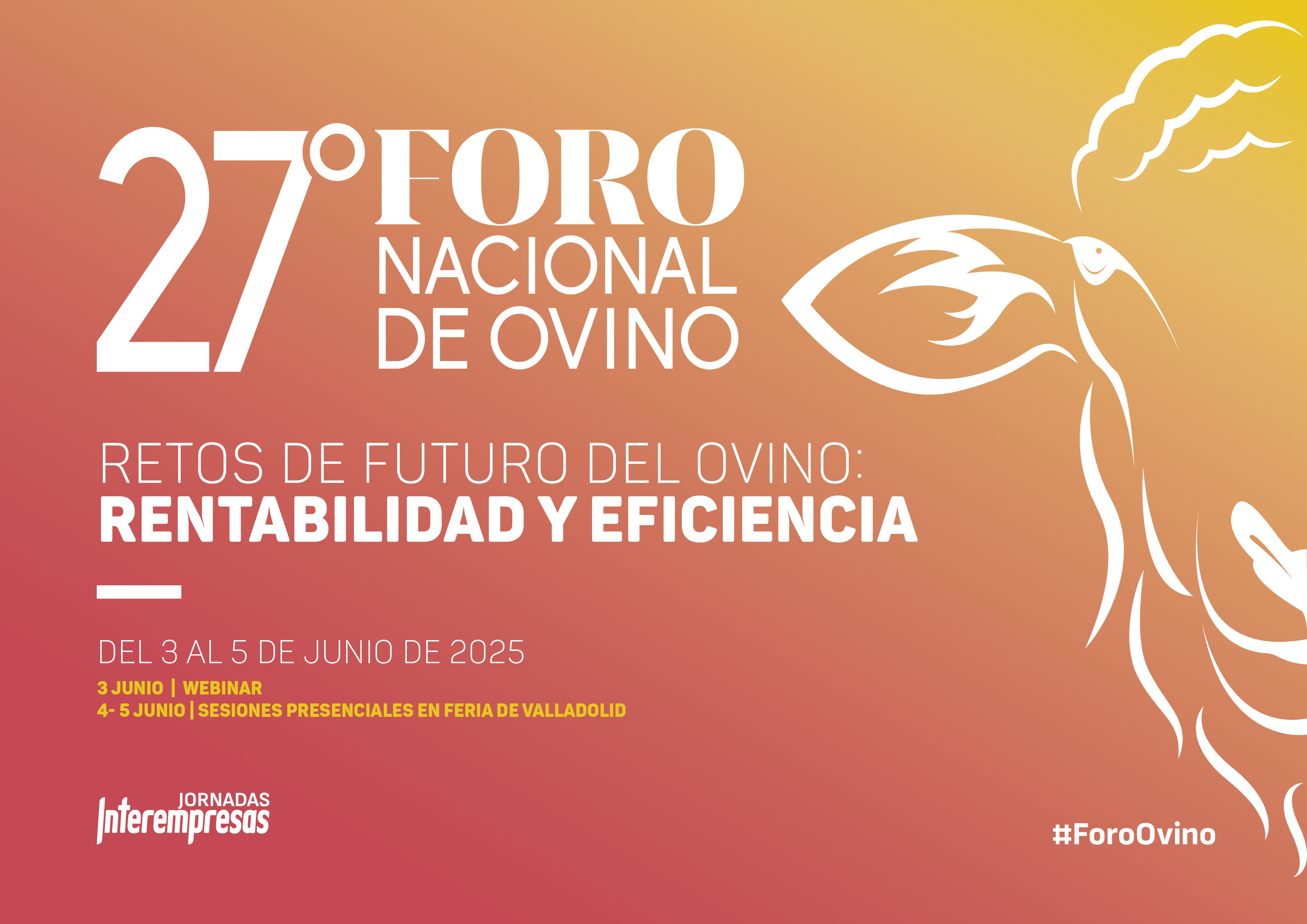 Cartel de XXVII Foro Nacional de Ovino