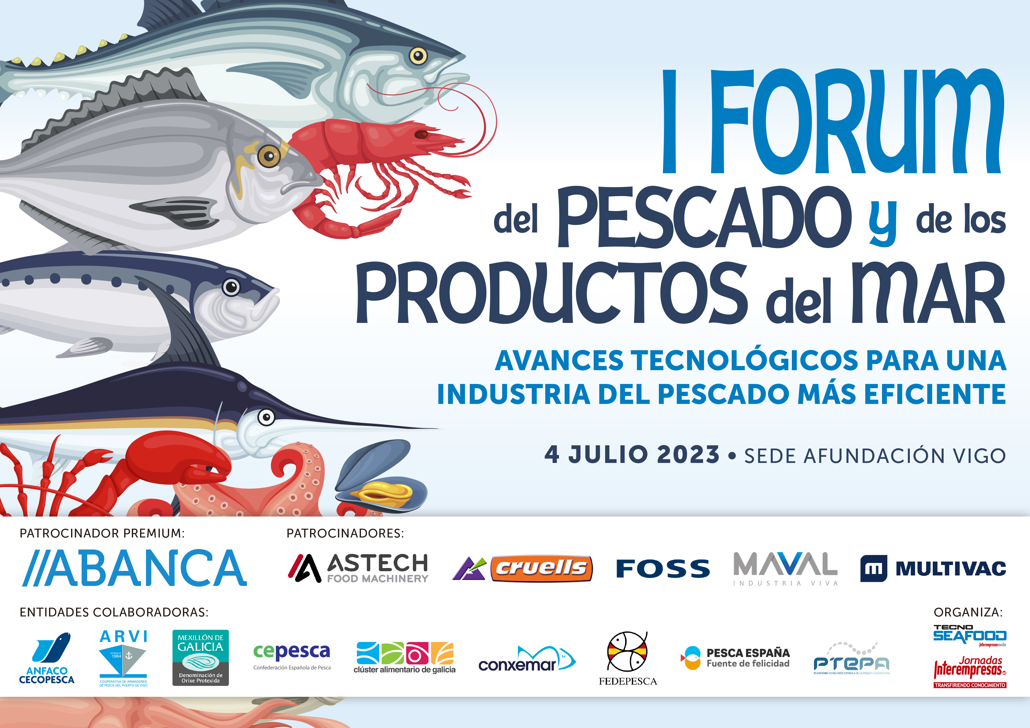 cartel de I Fórum del Pescado y de los Productos del Mar