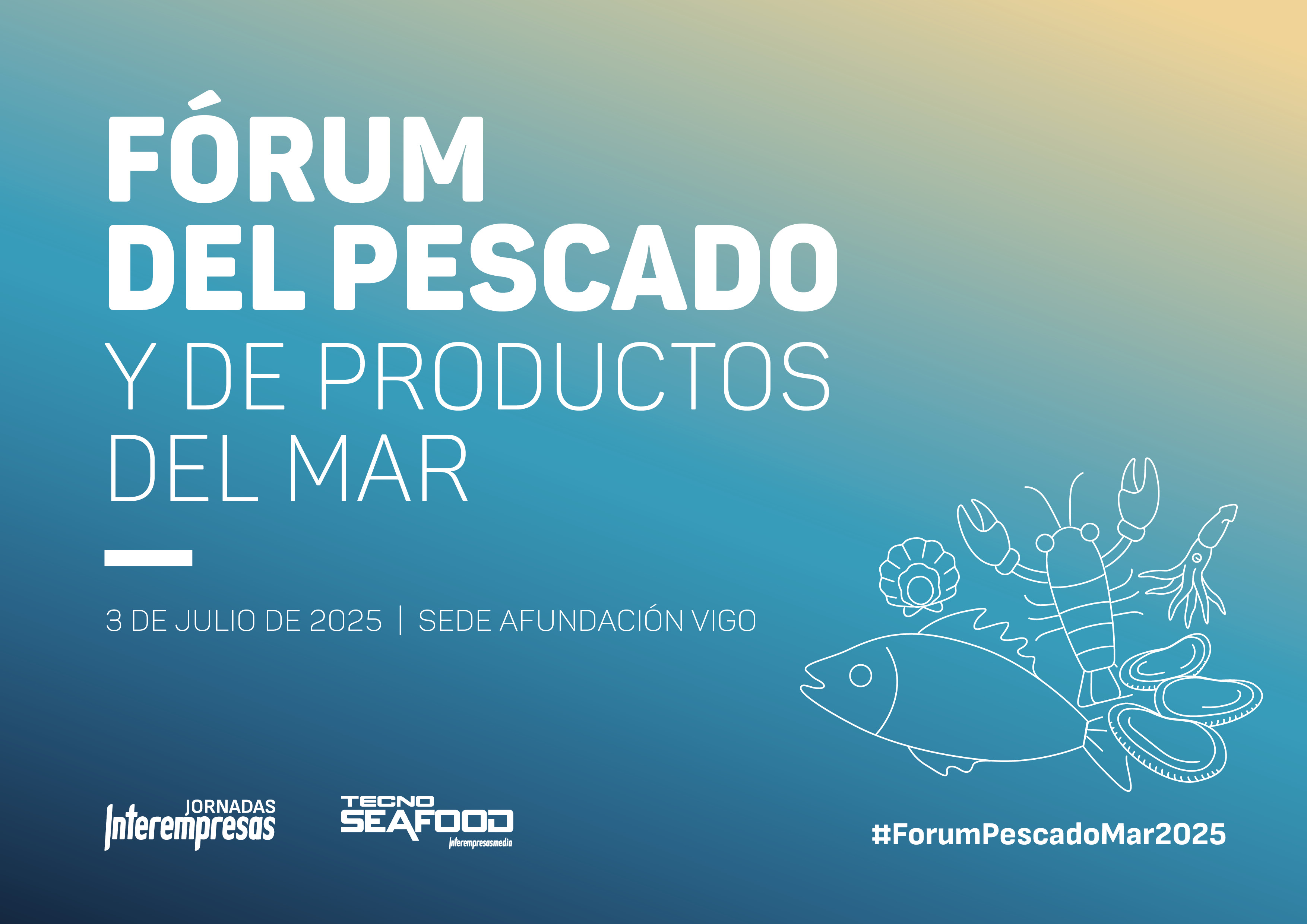 Cartel de II Frum del Pescado y de Productos del Mar