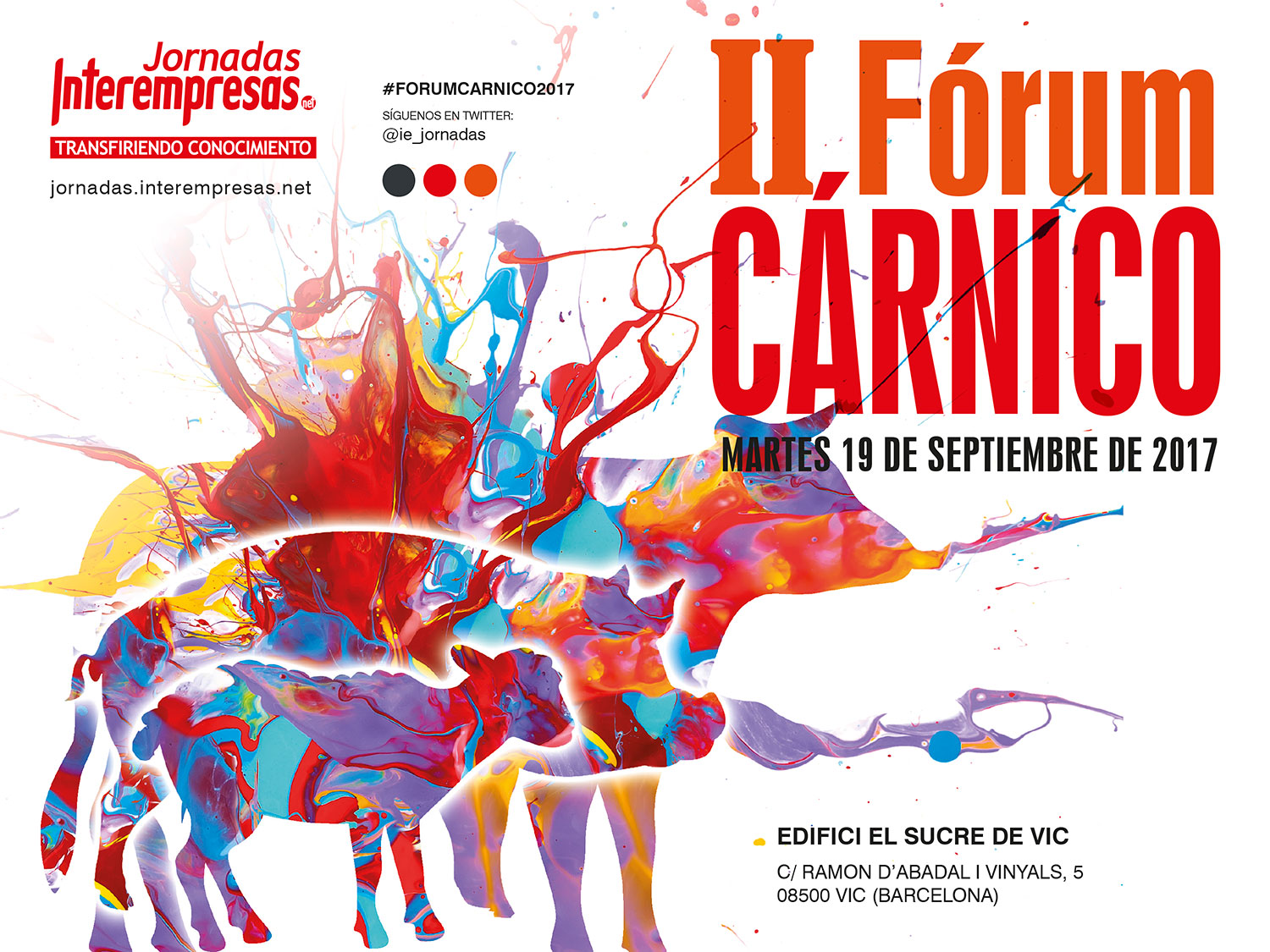 cartel de II Fórum Cárnico
