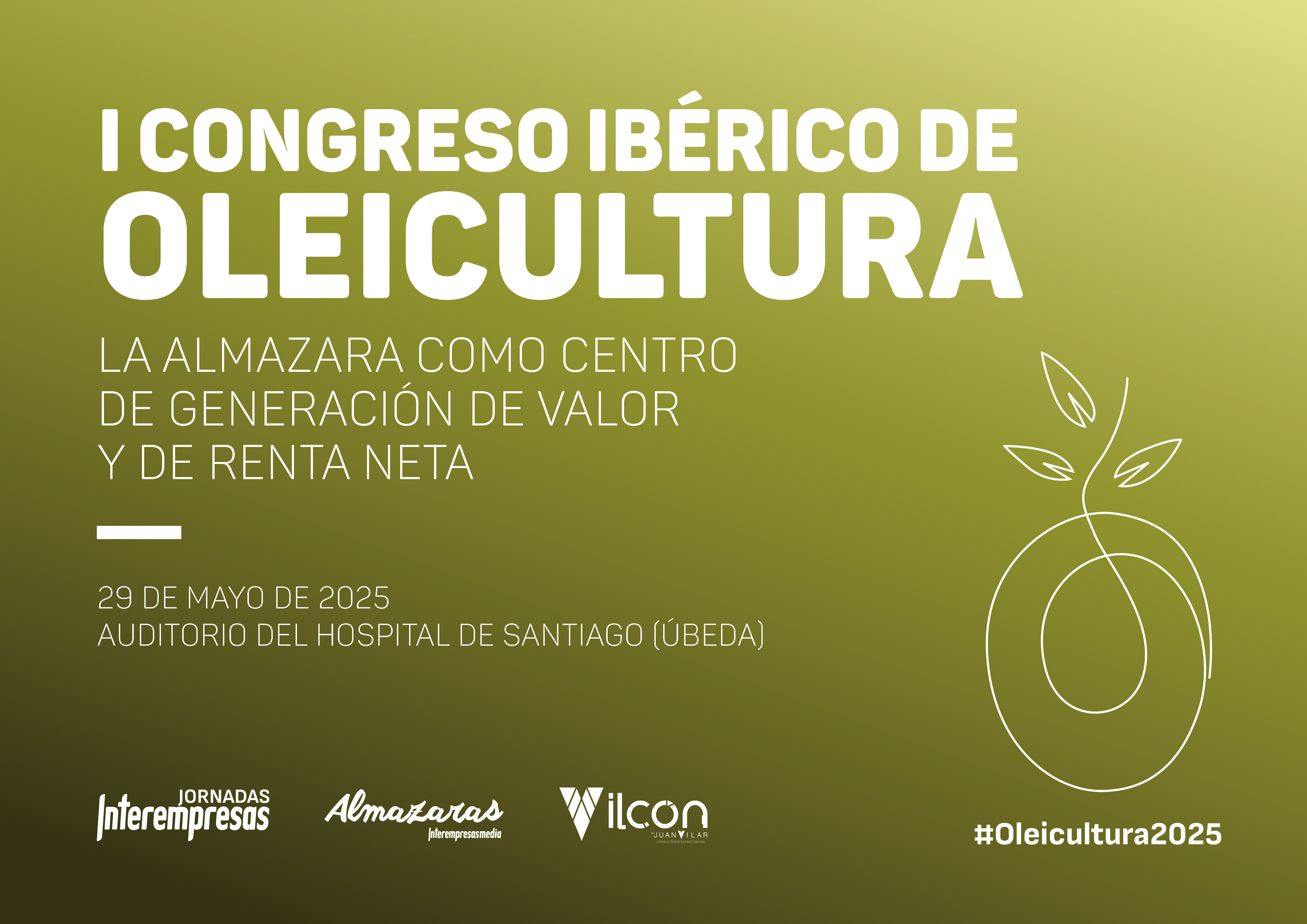 Cartel de I Congreso ibrico de oleicultura