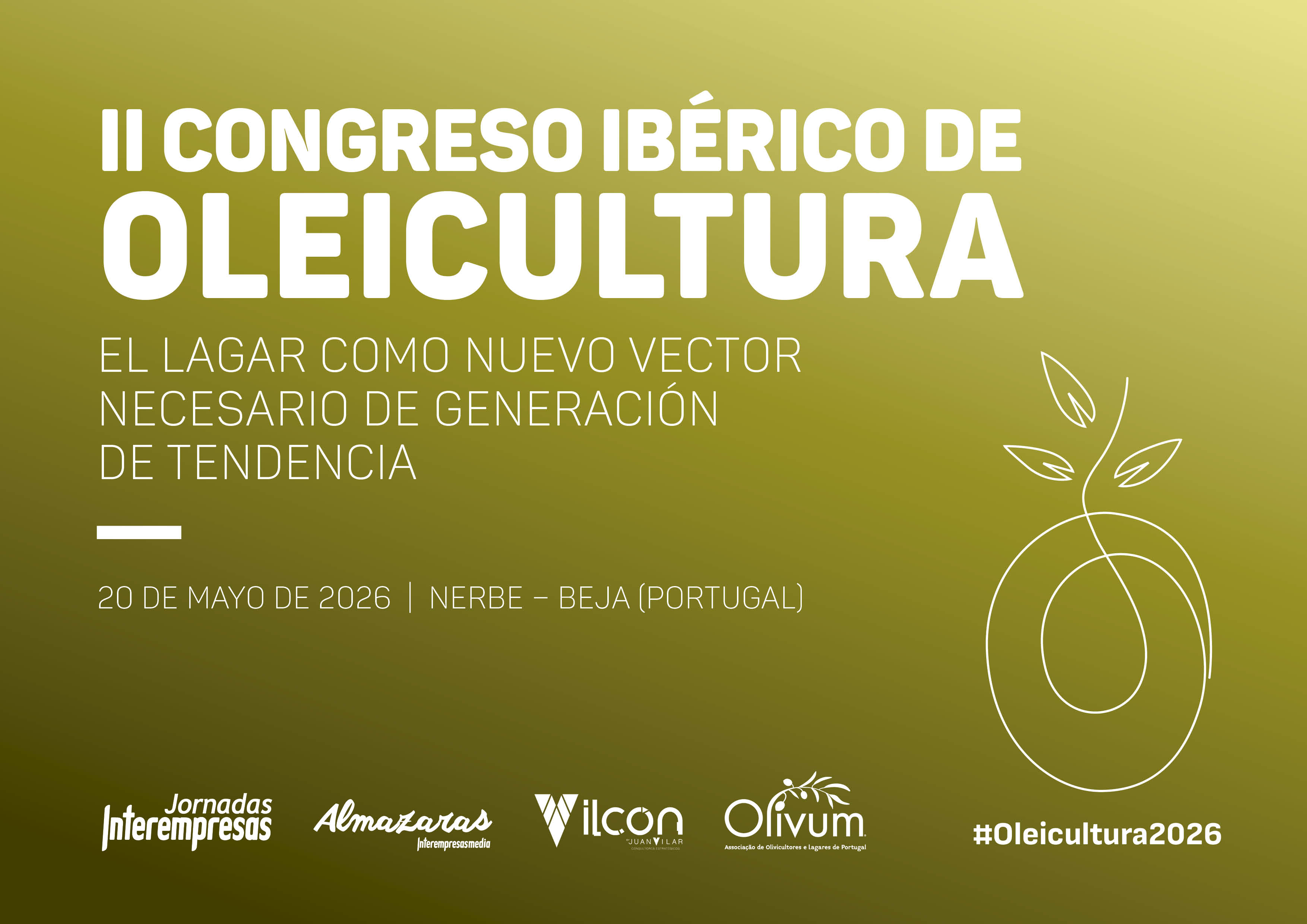 Cartel de Congreso ib�rico de oleicultura 2026