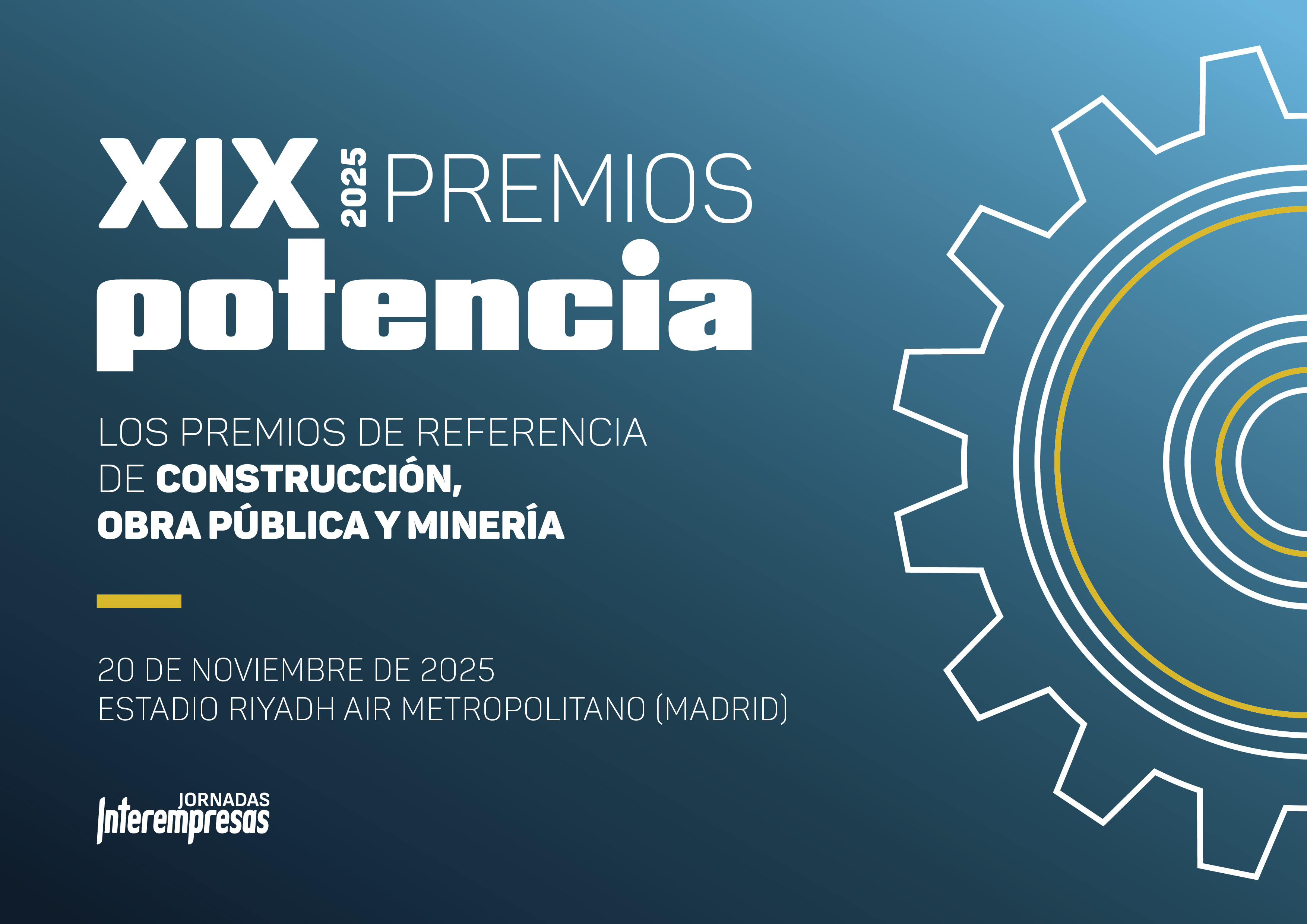 Cartel de Gala de Entrega de los XIX Premios Potencia 2025