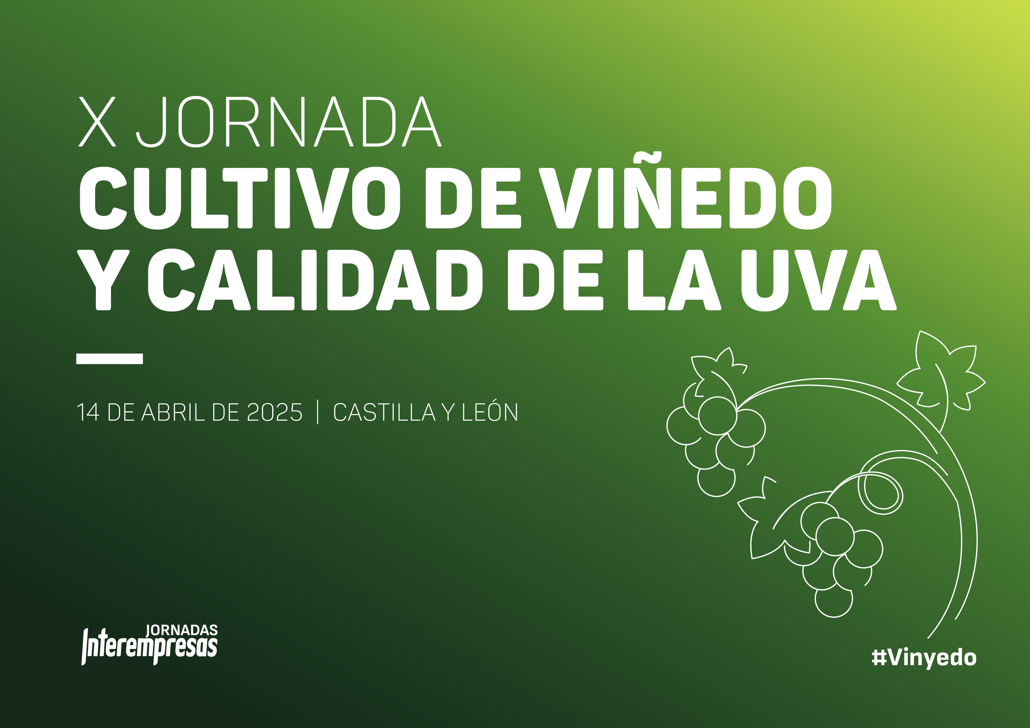 Cartel de X Jornada Cultivo de Viedo y Calidad de la Uva